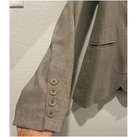 THEORY Tan Pockets Wool Blazer - Picture 4 of 8